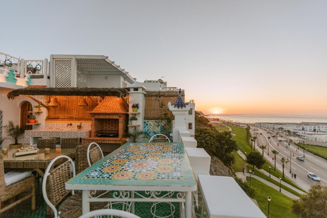 Riad Villa With Mediterranean Sea Views Of Spain And Gibraltar Tanger Luaran gambar